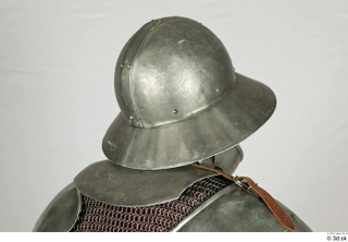  Photos Medieval Guard in mail armor 3 Medieval clothing Medieval soldier head helmet plate armor 0006.jpg